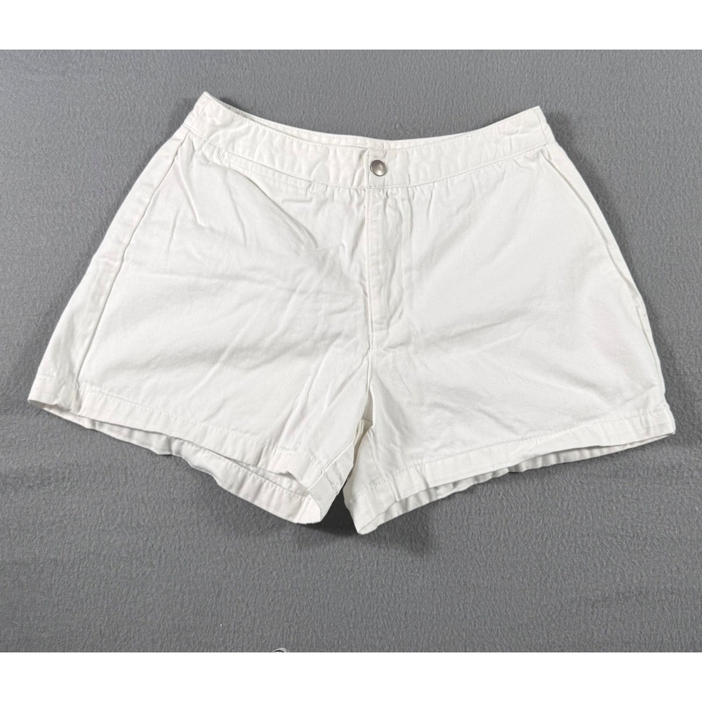 Copper Key Women's Shorts Size 5 White Cotton High Rise Casual Chino Y2k 90s
